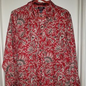 Women's Chaps No Iron Long Sleeve Shirt